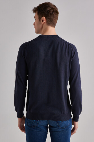 Woolrich Erkek Bisiklet Yaka Kazak - 8