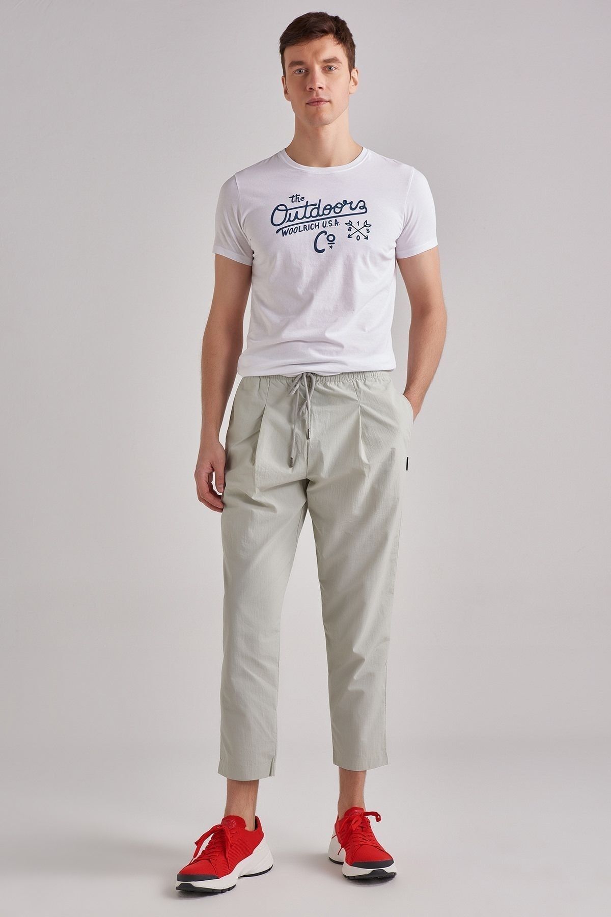 Woolrich Erkek Chino Comfort Pantolon - 5
