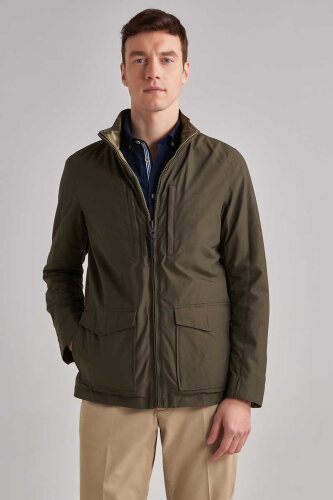 Woolrich Erkek Çift Taraflı Yağmurluk - 1