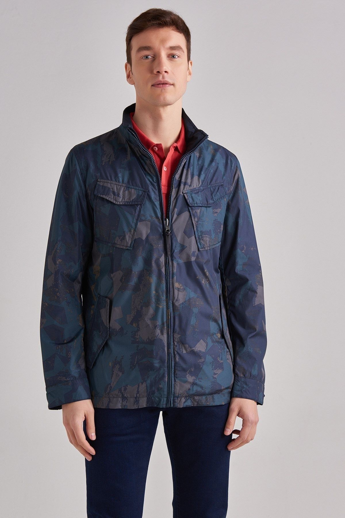 Woolrich Erkek Çift Taraflı Yağmurluk - 13