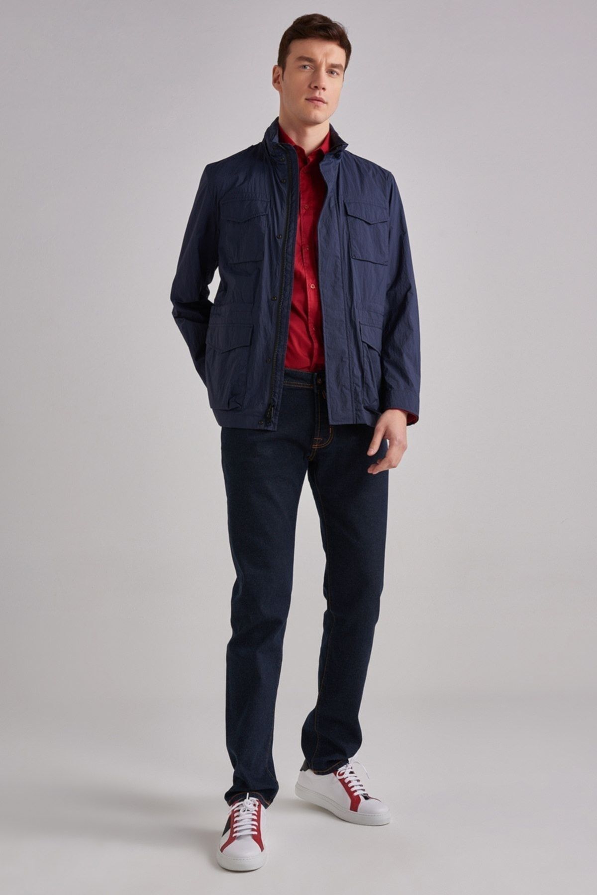 Woolrich Erkek Fermuarlı Mont - 7