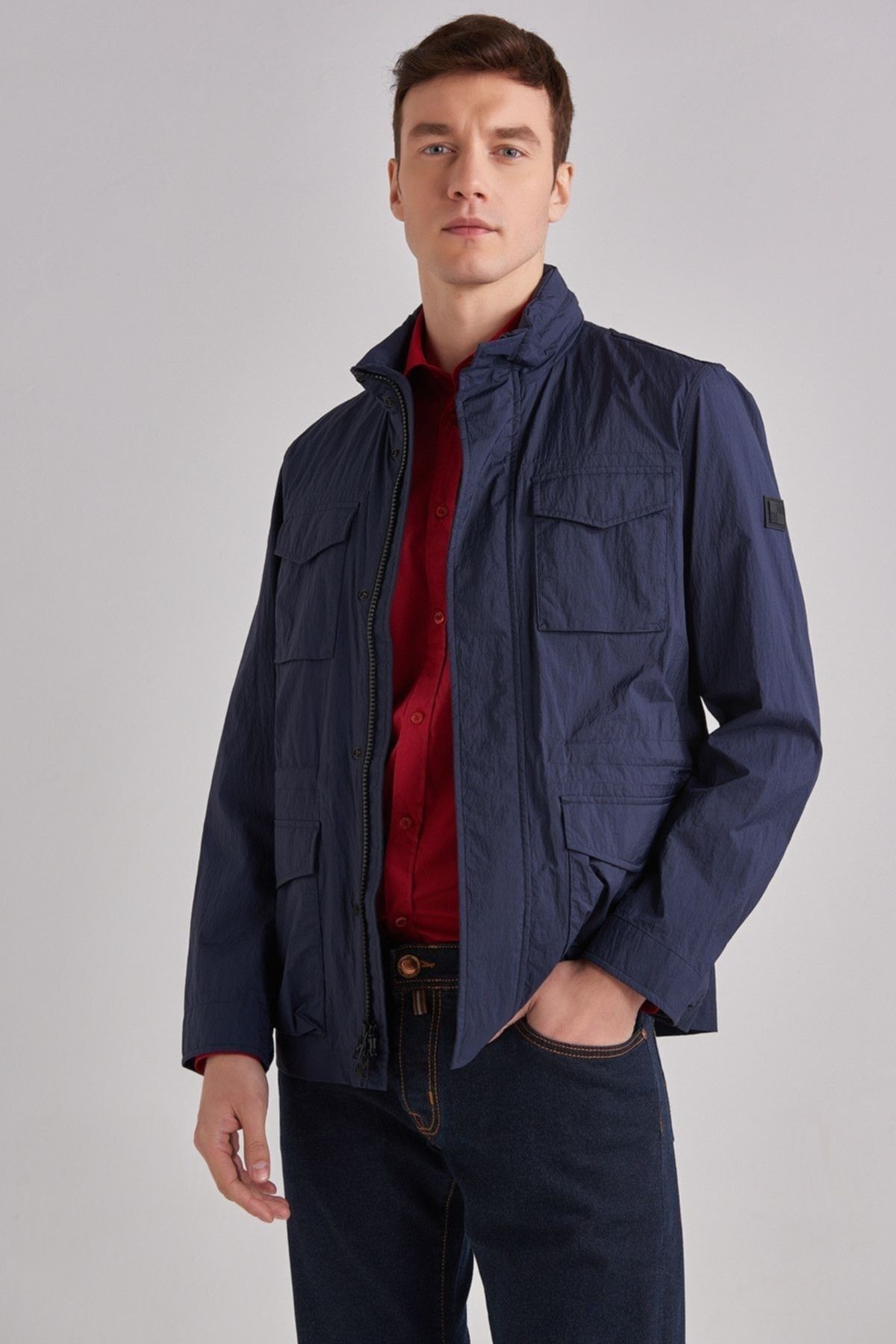Woolrich Erkek Fermuarlı Mont - 8