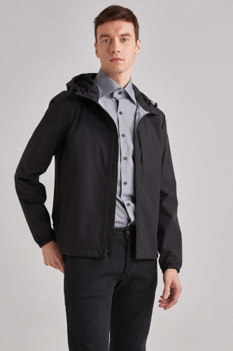 Woolrich Erkek Kapşonlu Su Geçirmez Mont - 3