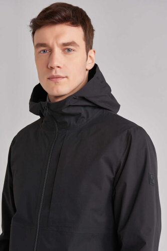 Woolrich Erkek Kapşonlu Su Geçirmez Mont - 4