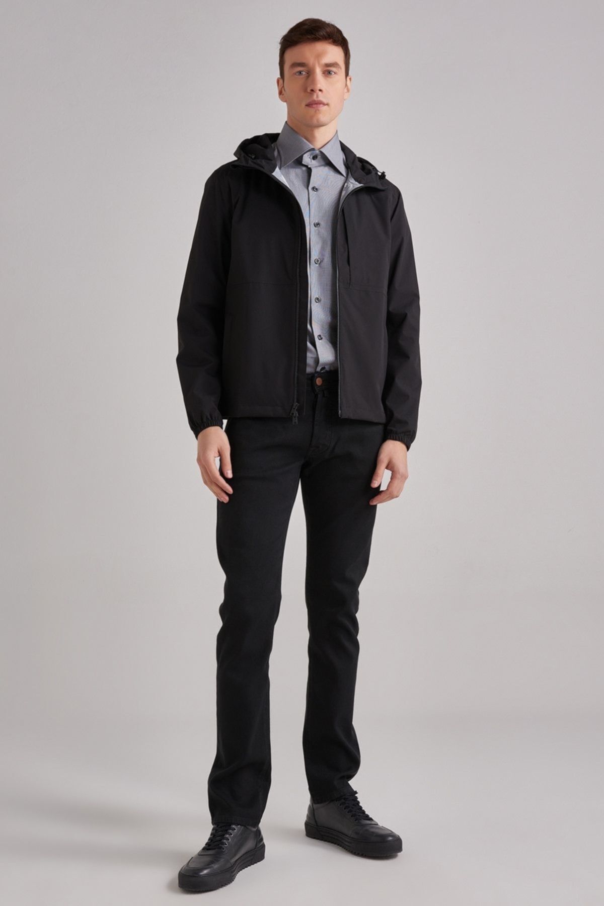 Woolrich Erkek Kapşonlu Su Geçirmez Mont - 7