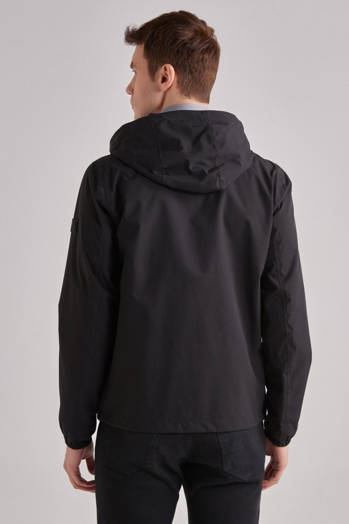 Woolrich Erkek Kapşonlu Su Geçirmez Mont - 10