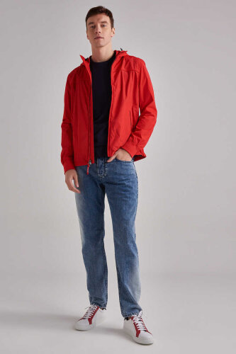 Woolrich Erkek Kapşonlu Yağmurluk - 2