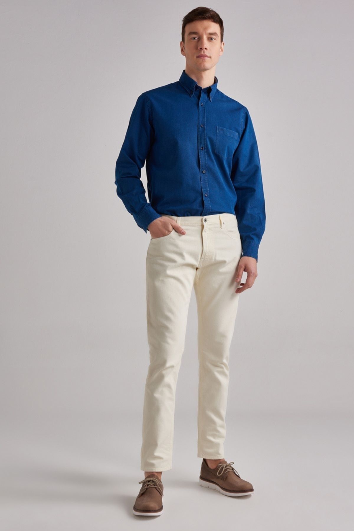 Woolrich Erkek Normal Kesim Jeans - 6