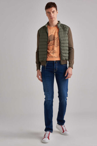 Woolrich Erkek Triko Şişme Mont - 2