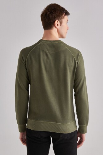 Woolrich Erkek Uzun Kollu Logolu Sweatshirt - 8