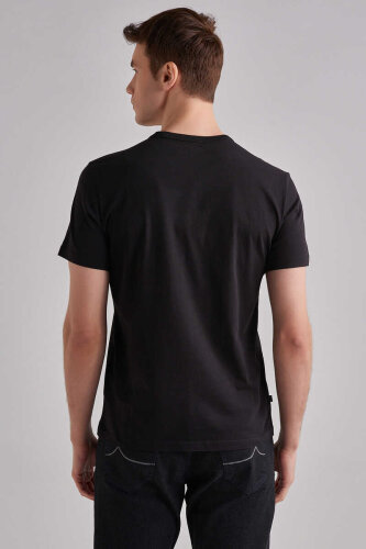 Woolrich Logolu Erkek Bisiklet Yaka T-Shirt - 4