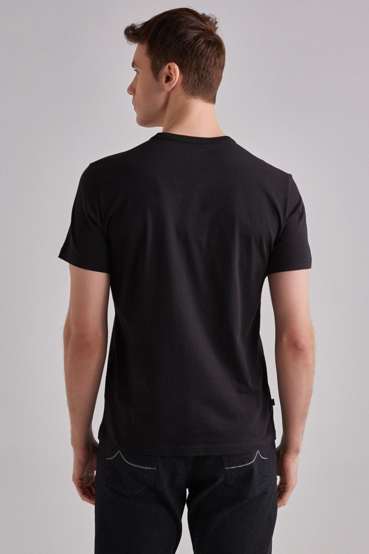 Woolrich Logolu Erkek Bisiklet Yaka T-Shirt - 8