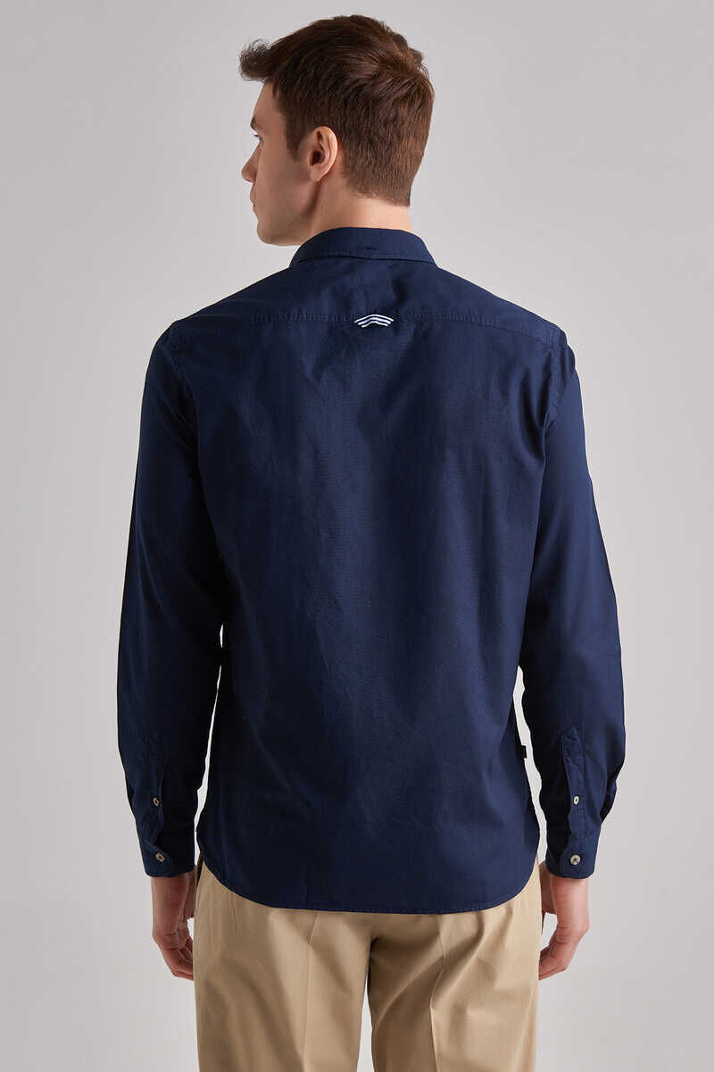 Woolrich Slim Fit Uzun Kollu Erkek Gömlek - 4