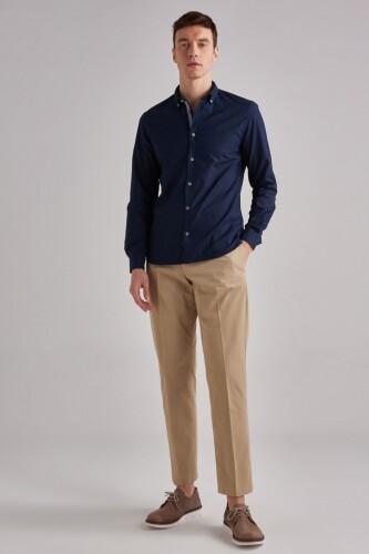 Woolrich Slim Fit Uzun Kollu Erkek Gömlek - 6