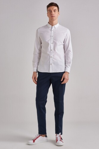 Woolrich Slim Fit Uzun Kollu Erkek Gömlek - 7