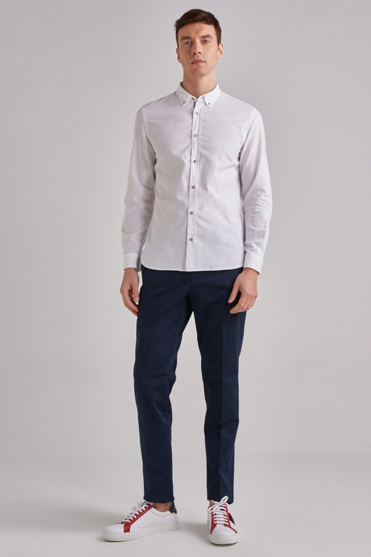 Woolrich Slim Fit Uzun Kollu Erkek Gömlek - 7